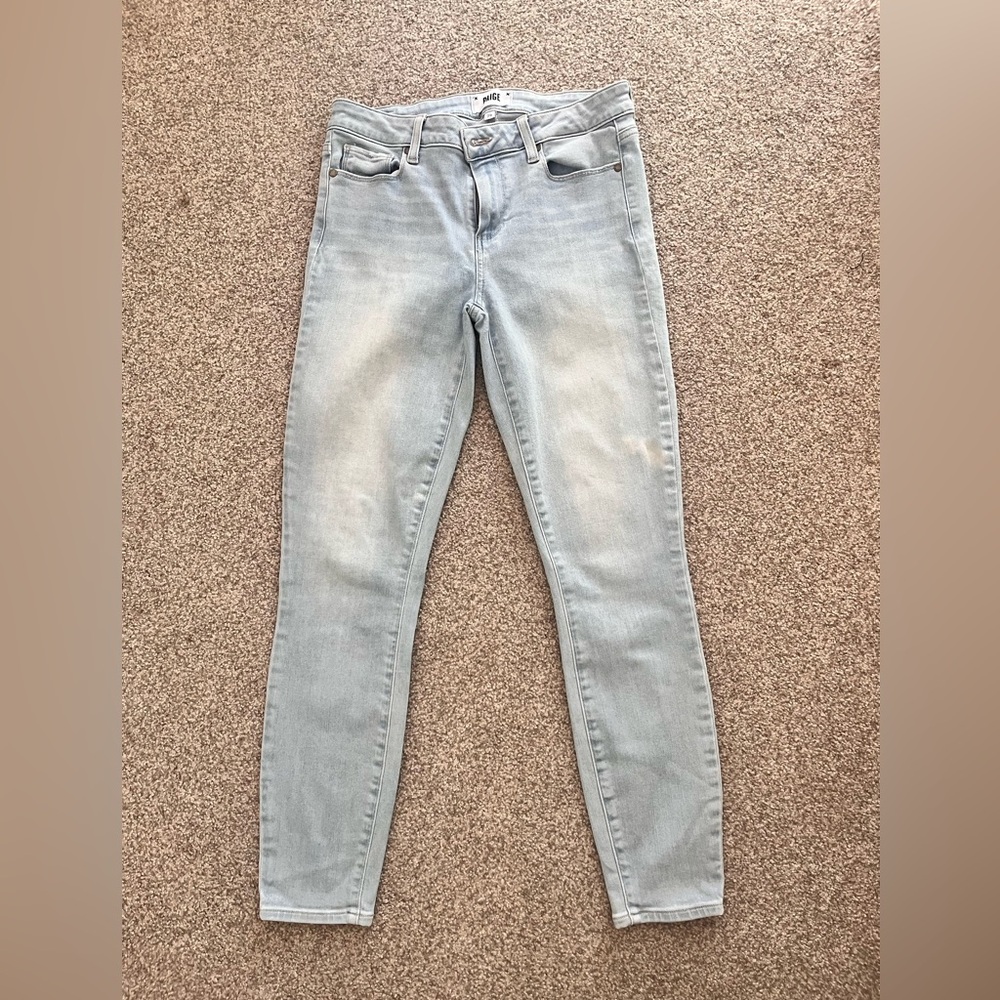 PAIGE Skinny Jeans Light Wash